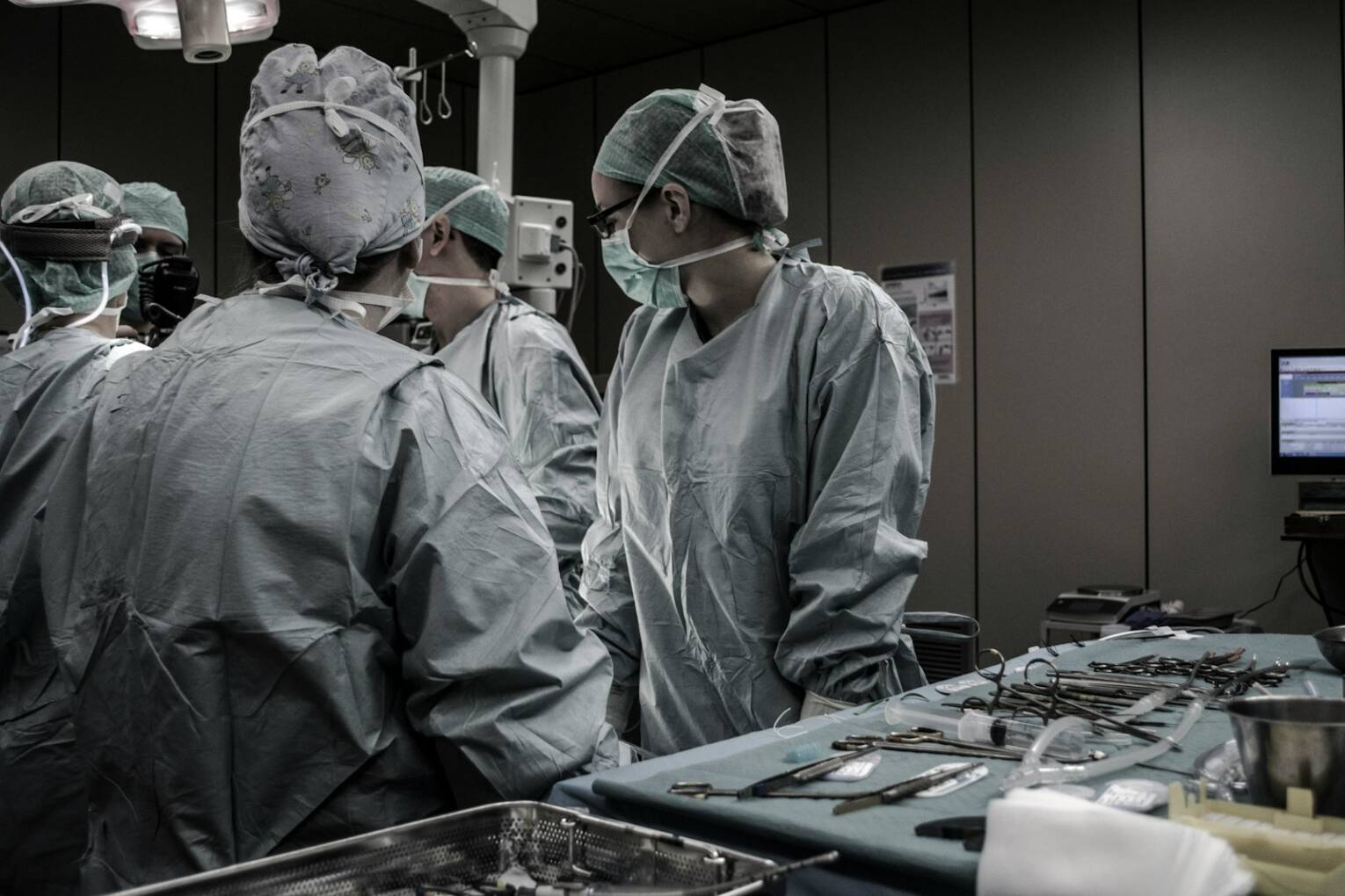 Photo by Piron Guillaume medical professionals working